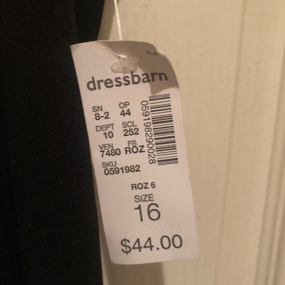 Black Pleated Dress - Picture 4 of 8